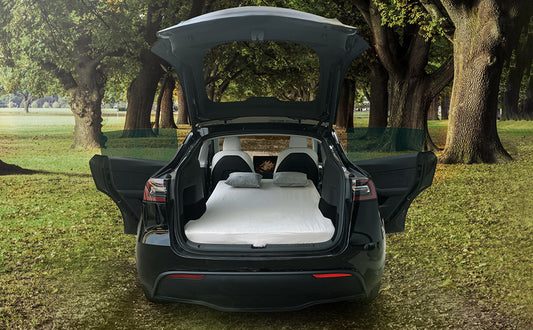 The ultimate Tesla Bed for a Good Night's Sleep on The Road