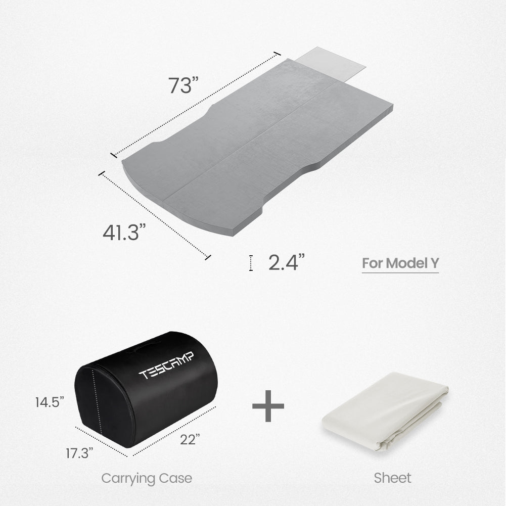 tesla model y mattress size,tesla model y foam mattress,tesla model y bed size,tesla y camping mattress