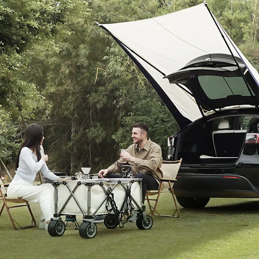 Tescamp Treetop Pro - The Ultimate Canopy for Tesla Camping