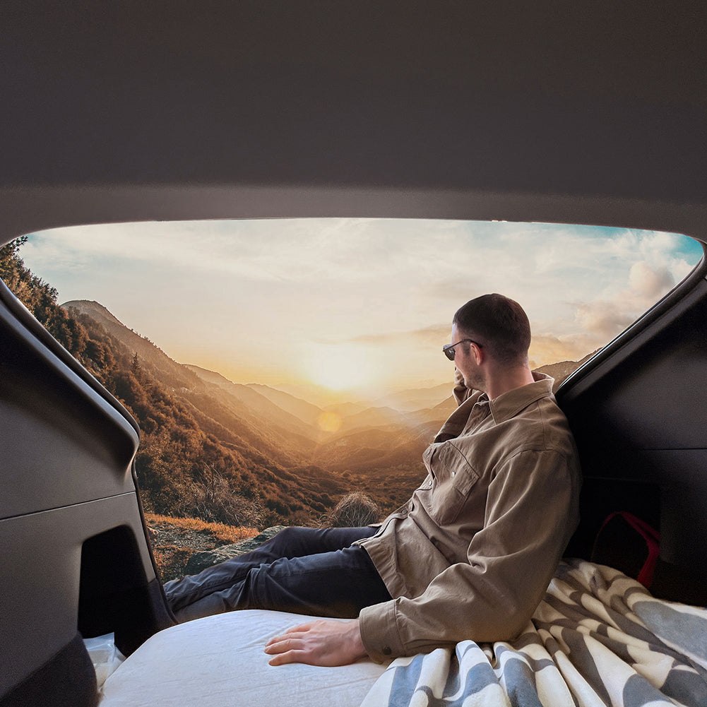 Tesla model online y camping bed