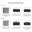 TESCAMP Mattress & Carrying Case  & Sheet Only For Model Y