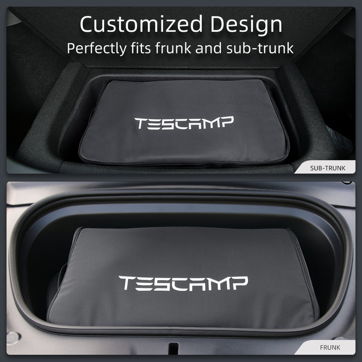 MODEL Y TESCAMP Car Camping Mattress CertiPUR Memory Foam Car Mattress  Storage Bag Sheet Provided for Tesla Model 3 Portable Foldable in Sub-trunk  Space Saver Car Sleeping